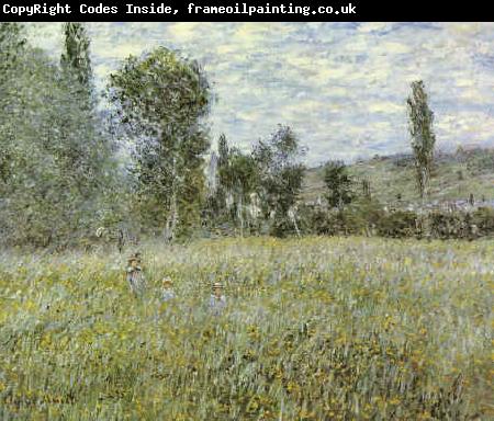 Claude Monet Across the Meadow